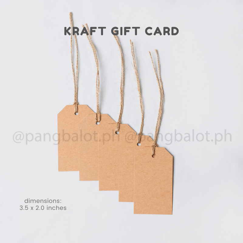 Gift Card (kraft), 300gsm