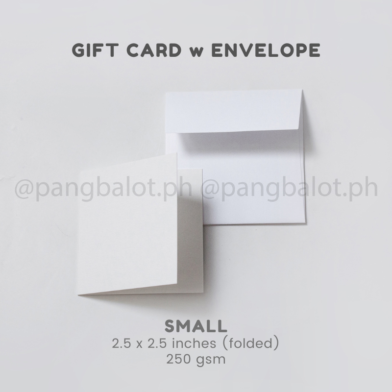 Gift Card w Envelope, 250gsm