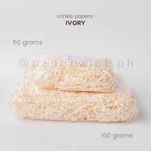 Load image into Gallery viewer, Crinkle Papers - IVORY
