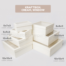 Load image into Gallery viewer, Kraftbox: CREAM (regular &amp; window)

