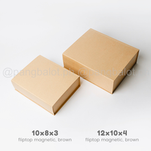 Load image into Gallery viewer, Kraftbox: Fliptop MAGNETIC (brown, black, cream)
