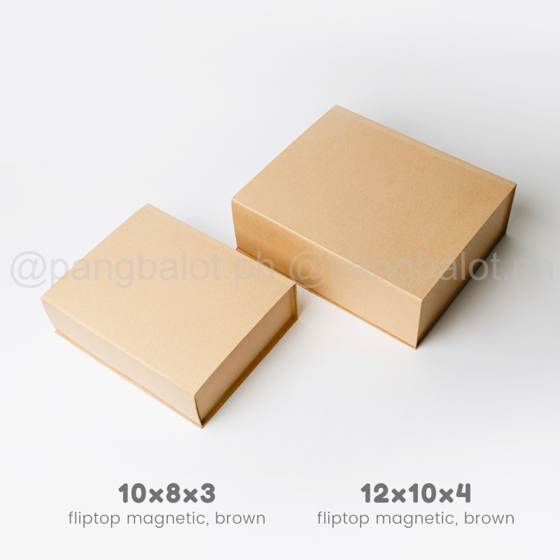 Kraftbox: Fliptop MAGNETIC (brown, black, cream)