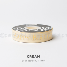 Load image into Gallery viewer, Ribbon: GROSSGRAIN, Happy Birthday - 1 inch (PER ROLL)
