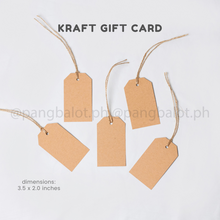 Load image into Gallery viewer, Gift Card (kraft), 300gsm
