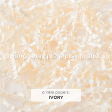 Load image into Gallery viewer, Crinkle Papers - IVORY
