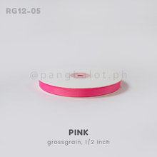 Load image into Gallery viewer, Ribbon: GROSSGRAIN, Plain - 1/2 inch (PER YARD)
