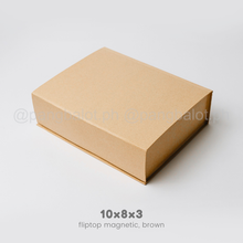 Load image into Gallery viewer, Kraftbox: Fliptop MAGNETIC (brown, black, cream)
