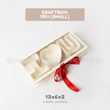 Load image into Gallery viewer, Kraftbox: LETTERS in FLIPTOP BOX (𝗦𝗠𝗔𝗟𝗟)
