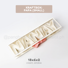 Load image into Gallery viewer, Kraftbox: LETTERS in FLIPTOP BOX (𝗦𝗠𝗔𝗟𝗟)
