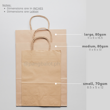 Load image into Gallery viewer, Kraft Paper Bag - BROWN

