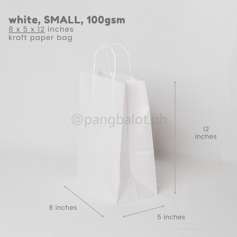 Kraft Paper Bag - WHITE