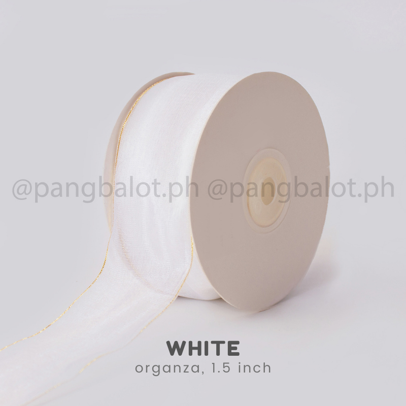 Ribbon: ORGANZA, Plain - 1.5 inch