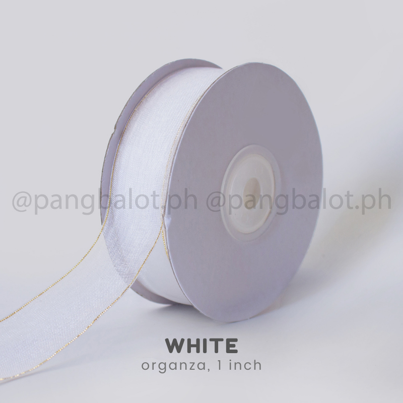 Ribbon: ORGANZA, Plain - 1 inch